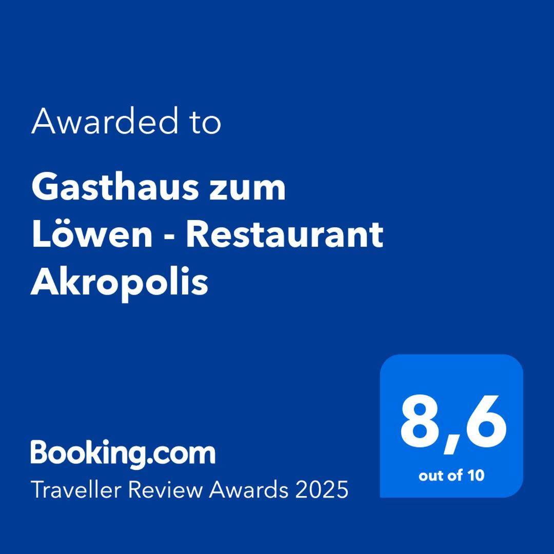 Gasthaus Zum Loewen - Restaurant Akropolis Hausach Bagian luar foto